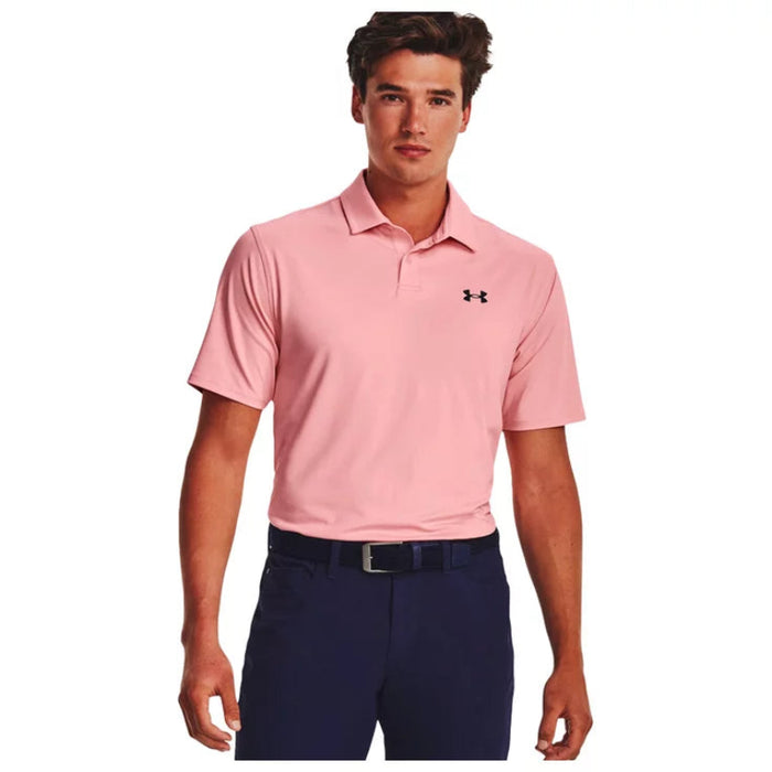 Under Armour T2G Golf Polo - Pink/Midnight Navy