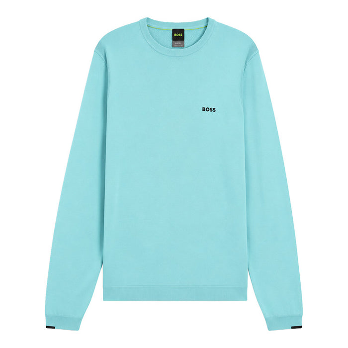 BOSS KN Ever X Golf Pullover - Open Blue