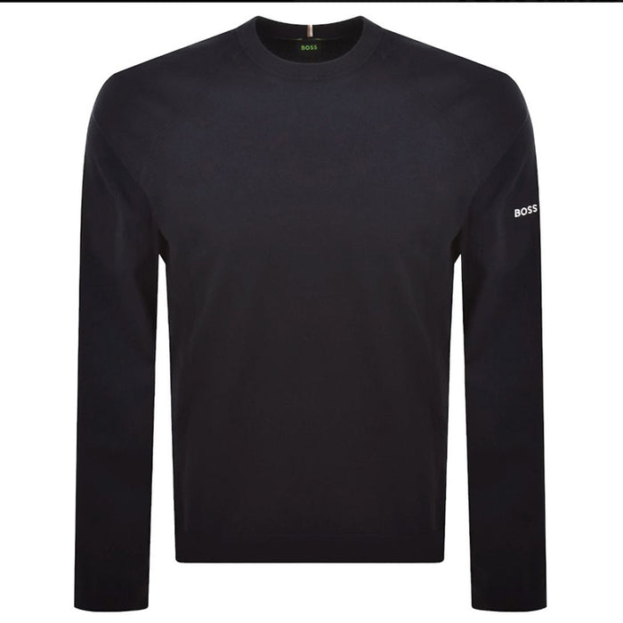 BOSS KN GOC Rank Golf Pullover - Black