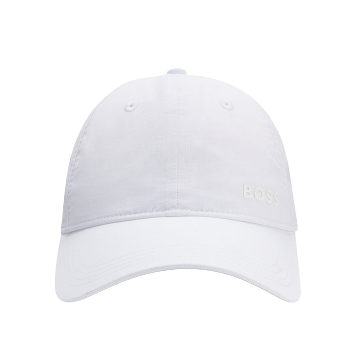 BOSS Lach RS Golf Cap - White Front View 