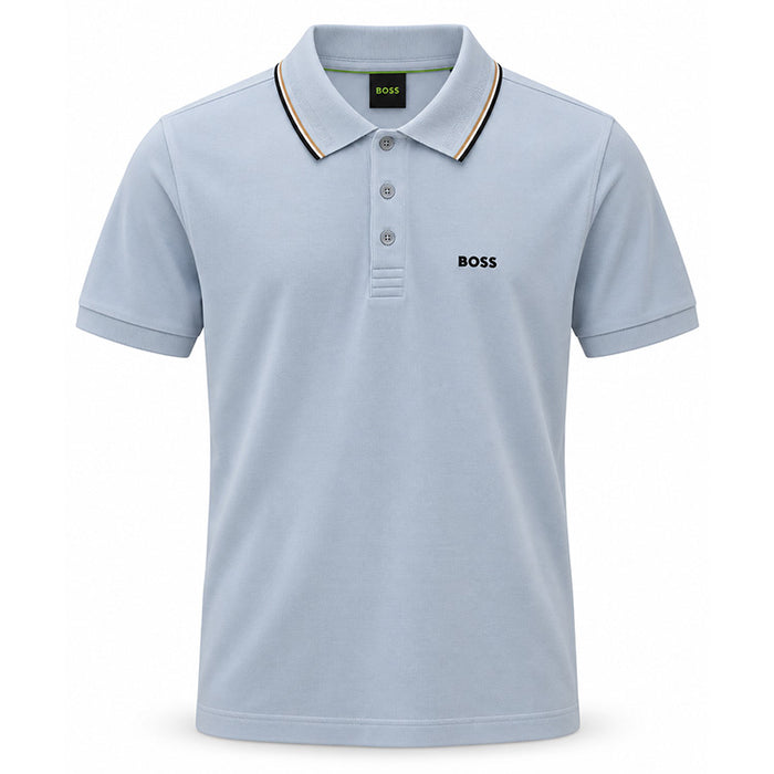 BOSS PL GOC Birdie Paule Golf Polo - Blue