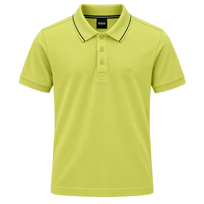 BOSS Paule 4 Golf Polo  - Lime
