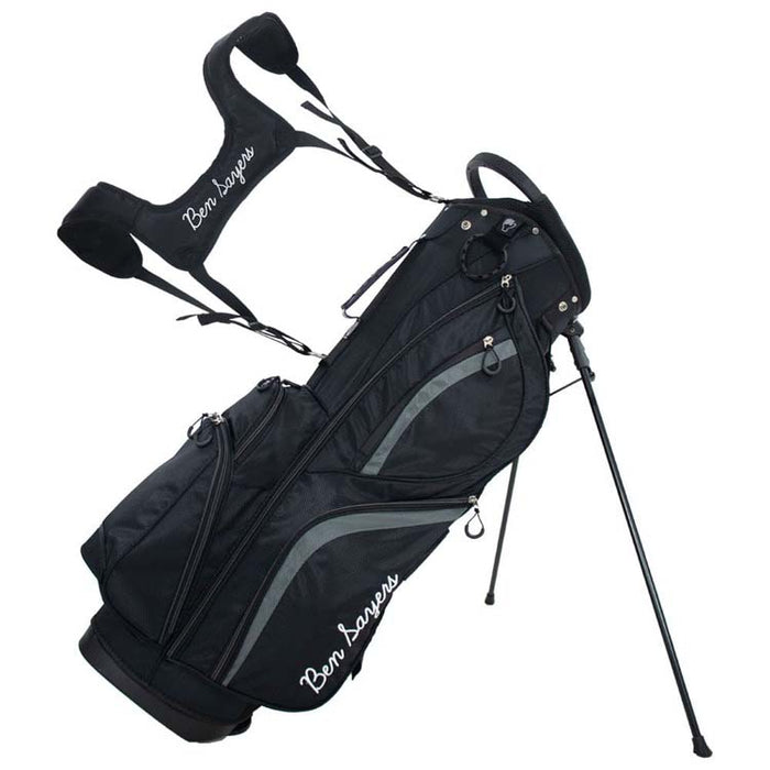 Ben Sayers DLX Golf Stand Bag - Black 
