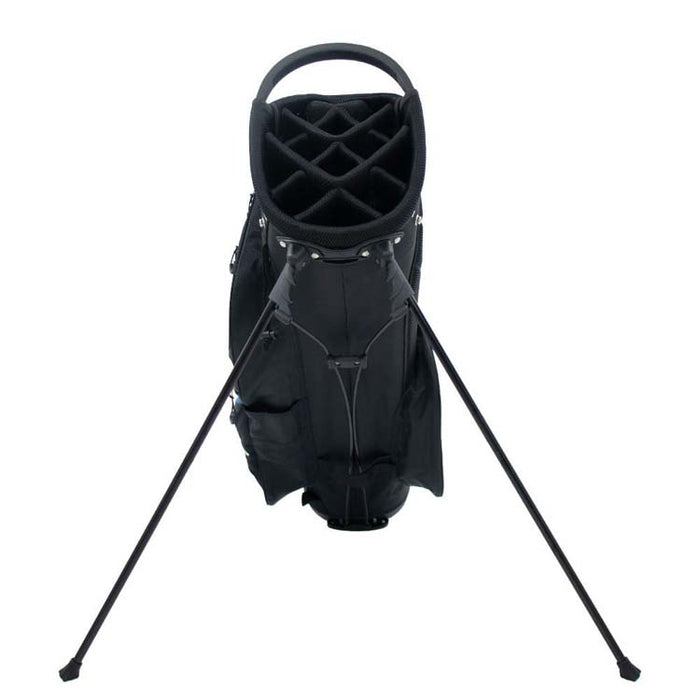Ben Sayers DLX Golf Stand Bag - Blue Stand Front View 