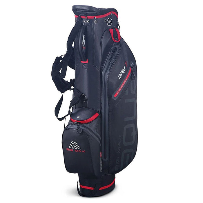 Big Max Aqua Seven G Waterproof Golf Stand Bag - Black Stand View 