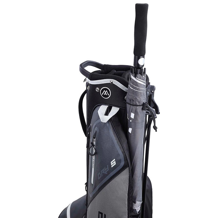 Big Max Dri Lite Seven G Golf Stand Bag - Grey/Black Umbrella View 