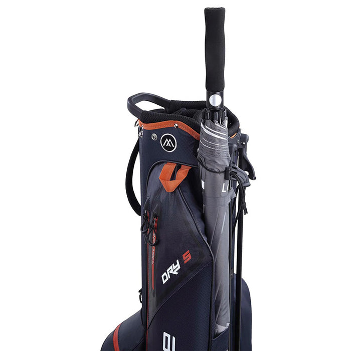 Big Max Dri Lite Seven G Golf Stand Bag - Steel Blue/Rust Umbrella View 
