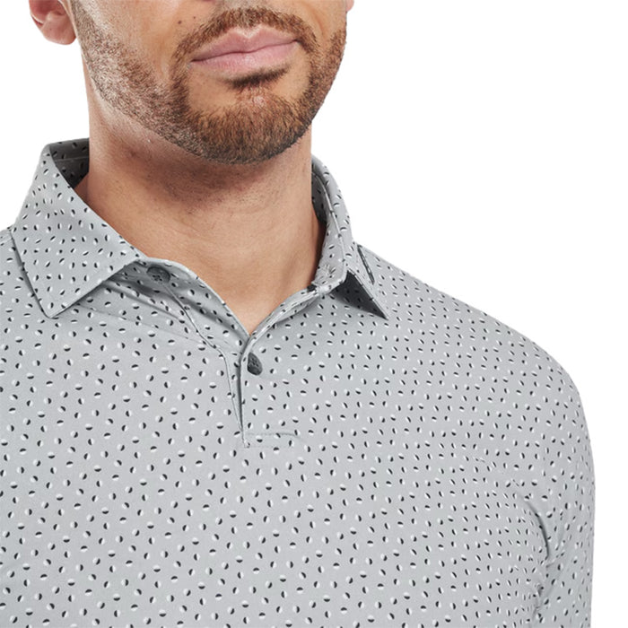 Footjoy Bounce Print Pique Golf Polo Shirt
