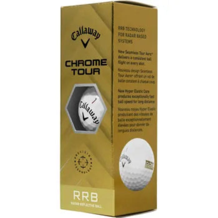 Callaway Golf Chrome Tour Radar RB Golf Balls - White