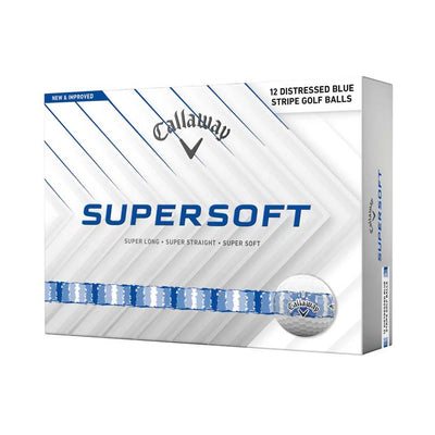 Callaway Super Soft Blue Stripe Golf Balls
