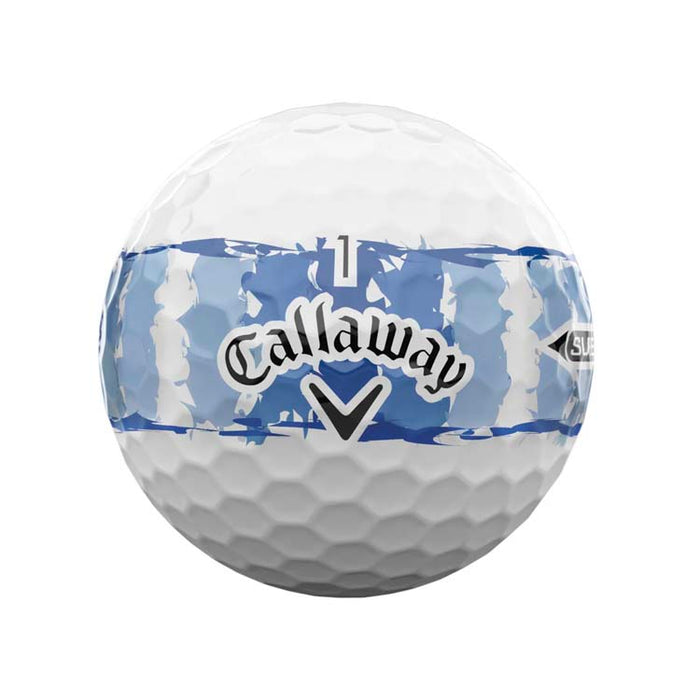 Callaway Super Soft Blue Stripe Golf Balls