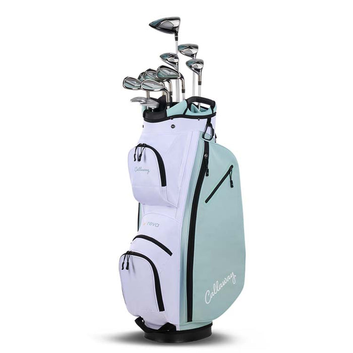 Callaway Ladies Reva 11-Piece Golf Cart Bag - Peach/Surf