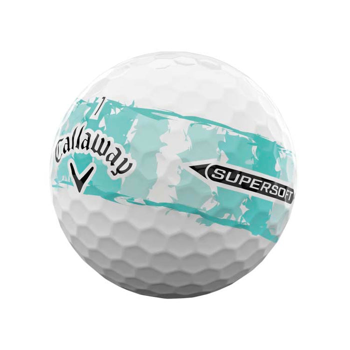 Callaway Super Soft Blue Stripe Golf Balls