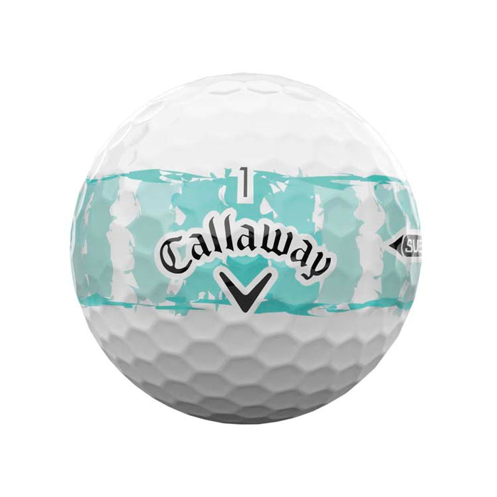Callaway Super Soft Blue Stripe Golf Balls