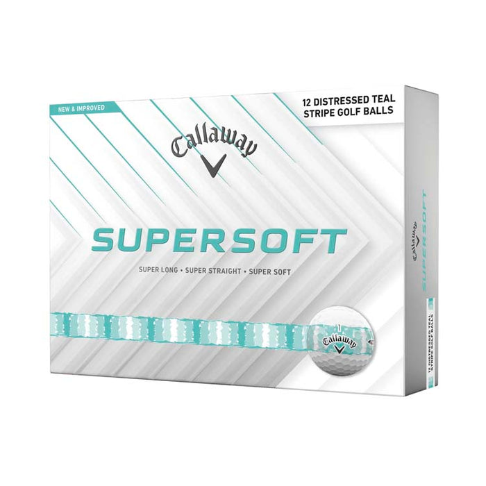 Callaway Super Soft Blue Stripe Golf Balls