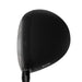 Black golf club head with 'ELYTE' branding on a white background