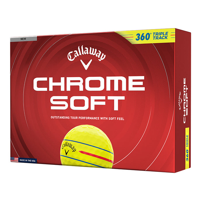 Callaway Chrome Soft 360 Triple Track Golf Balls