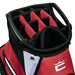 Cobra Signature Golf Cart Bag - High Risk Red Divider View 