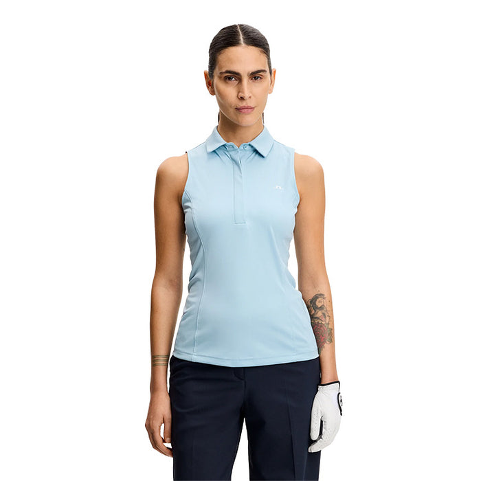 J Lindeberg Ladies Dena Sleeveless Golf Polo