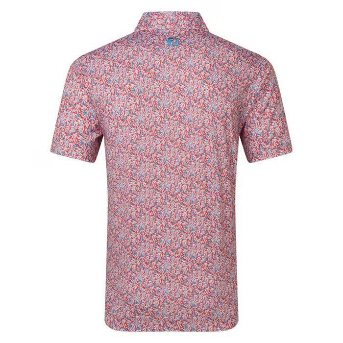 Footjoy Meadow Print Lisle Golf Polo