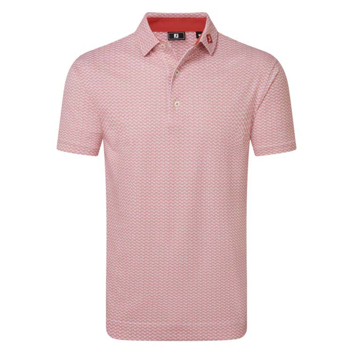 Footjoy Scallop Geo Pique Golf Polo