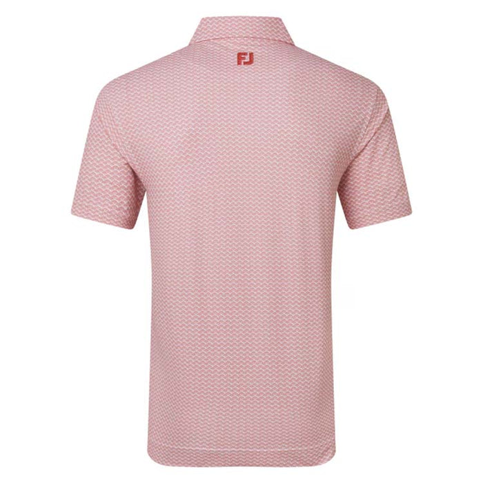 Footjoy Scallop Geo Pique Golf Polo