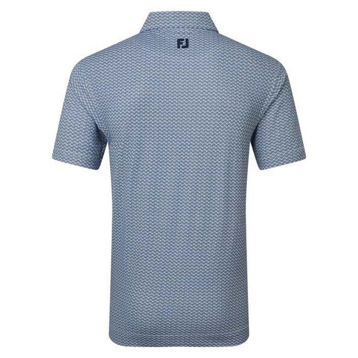 Footjoy Scallop Geo Pique Golf Polo