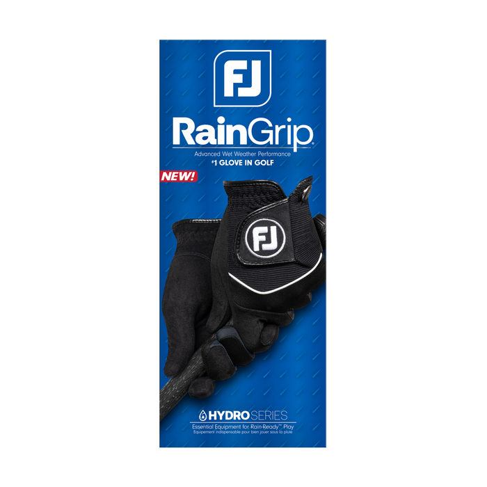 FootJoy Ladies RainGrip Golf Glove Pair  - Black