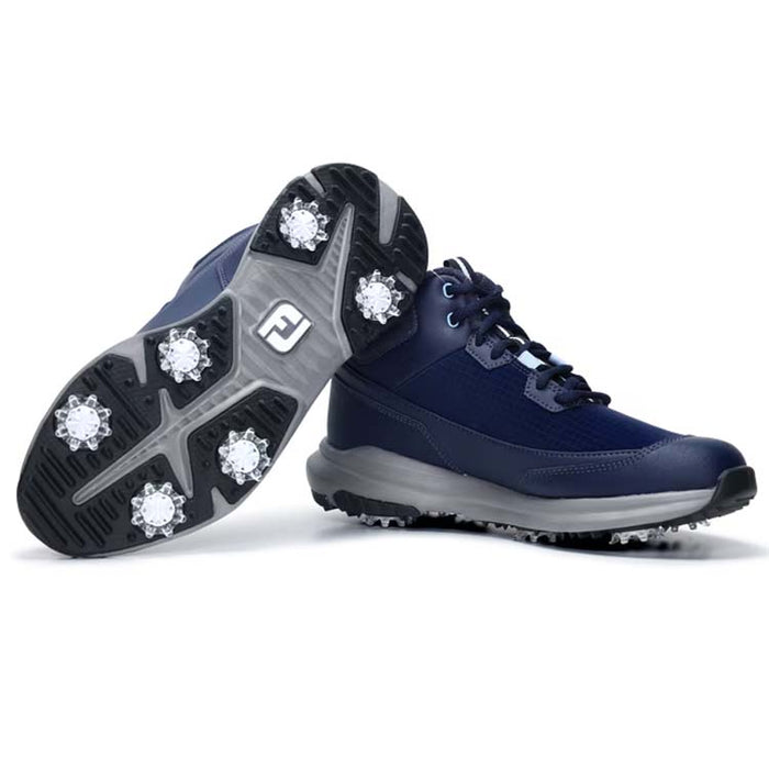 FootJoy Ladies Stormwalker Golf Boots - Navy Both Shoes View