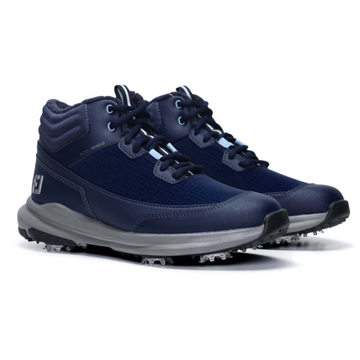 FootJoy Ladies Stormwalker Golf Boots - Navy Front View