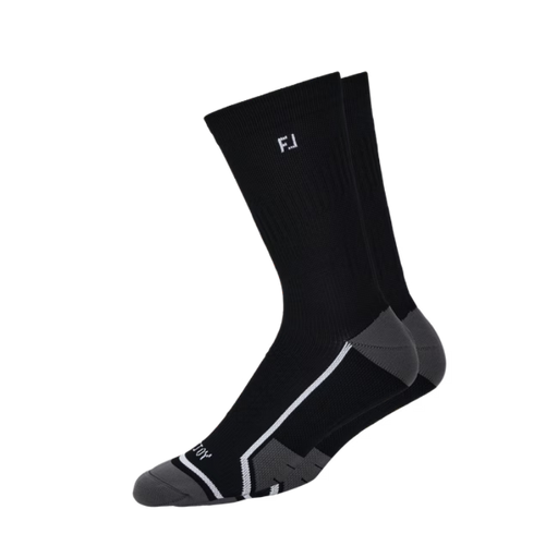 FootJoy D.R.Y. Crew Men's Golf Socks Black