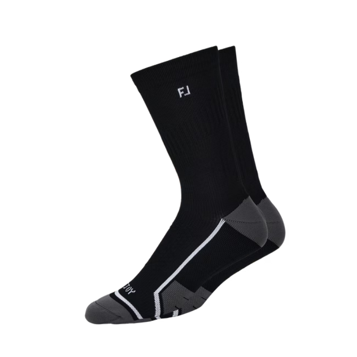 FootJoy D.R.Y. Crew Men's Golf Socks Black