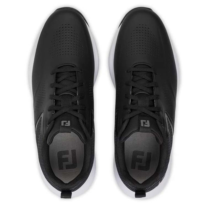Footjoy Qualifer Golf Shoes - Black Above View