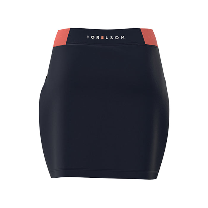 Forelson Ladies Ebrington Golf Skort - Navy Back View 