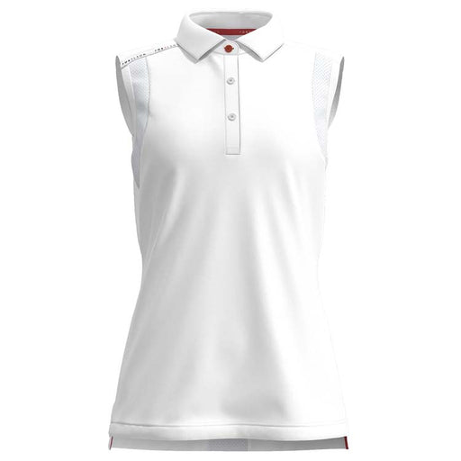 Forelson Ladies Stow Sleeveless Golf Polo - White 