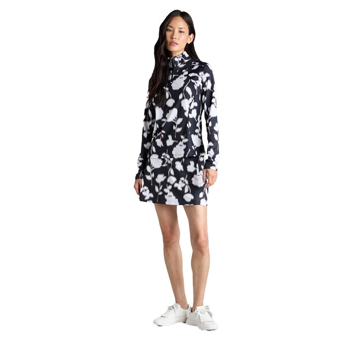 G/FORE Blur Floral Tech Jersey Golf Pullover