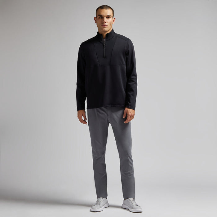 G/FORE Double Knit Brushed Back Scuba Quarter Zip Golf Pullover
