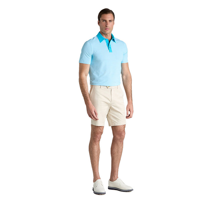 G/FORE Feeder Stripe Fine Tech Golf Polo