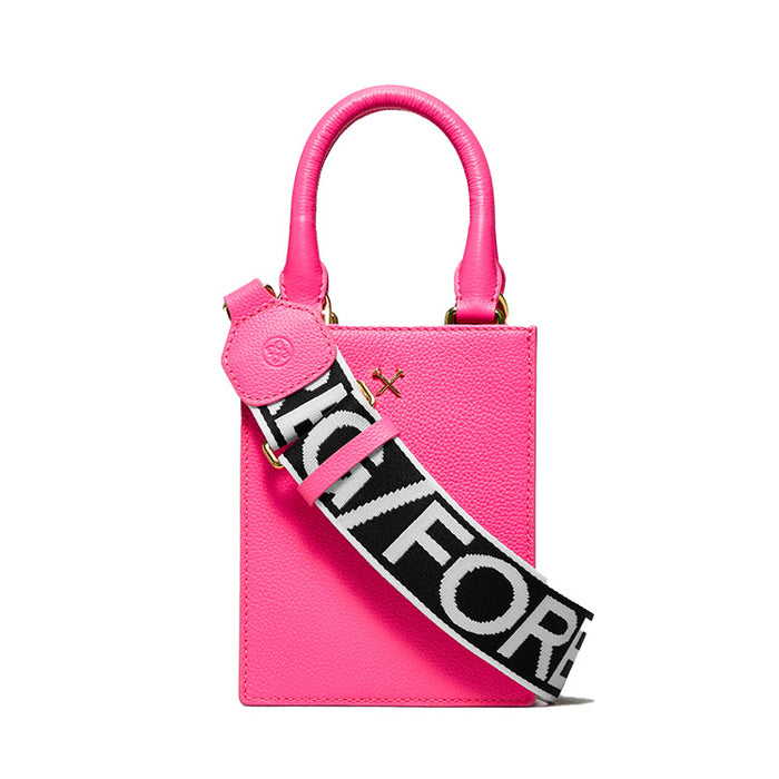 G/FORE Metal Tees Leather Mini Tote