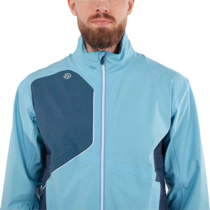 Galvin Green Ames Waterproof DRYVR Golf Jacket - Alaskan Blue/Navy