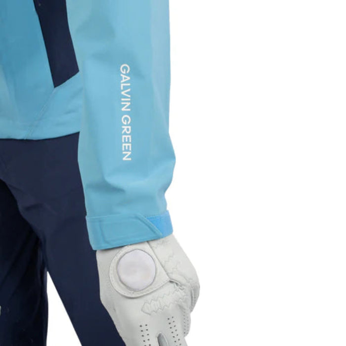 Galvin Green Ames Waterproof Golf Jacket - Alaskan Blue/Navy