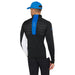 Galvin Green Dalton Insulating Golf Mid Layer - Black/RoyalBlue Back View