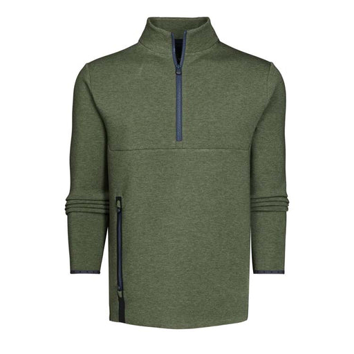 Greyson Calgary 1/4 Zip Golf Pullover - Camp