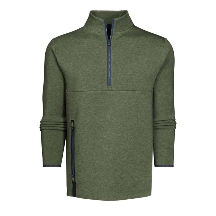 Greyson Calgary 1/4 Zip Golf Pullover - Camp