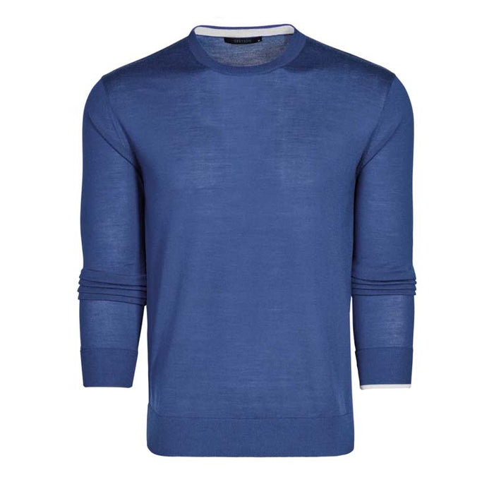 Greyson Saratoga Crewneck Golf Pullover - Falcon 
