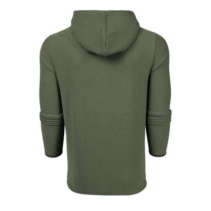 Greyson Traverse Waffle Golf Hoodie - Camp Back View