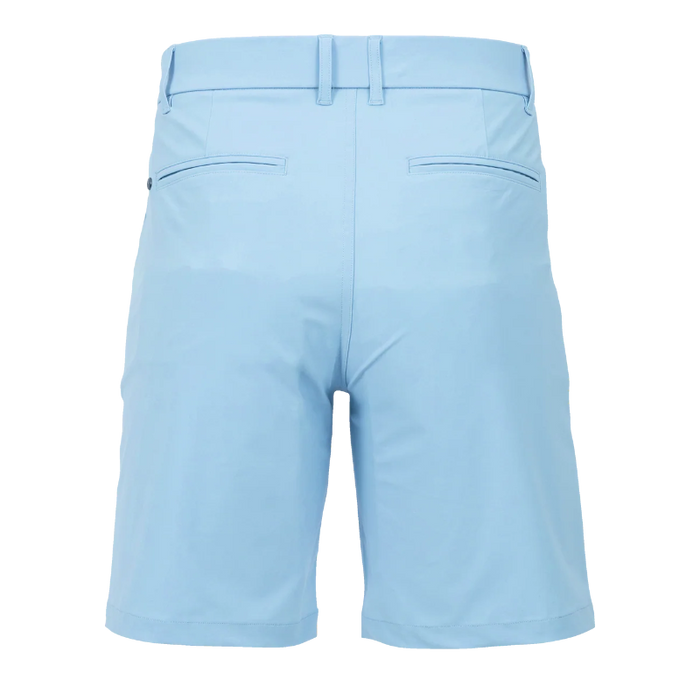 Greyson Montauk Golf Short 8" - Wolf Blue Back View 