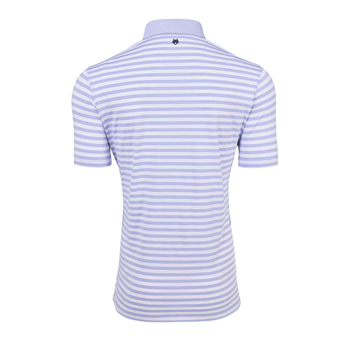 Greyson Ruess Short Sleeve Golf Polo - Heron/Arctic Back View 