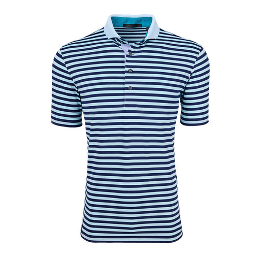 Greyson Ruess Short Sleeve Golf Polo - Viper/Maltese Blue 