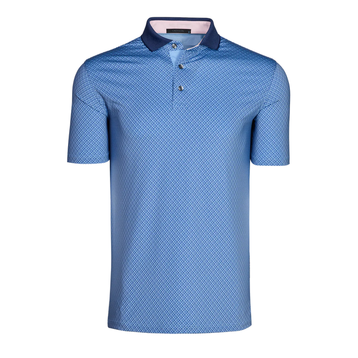 Greyson Shadow Wolf Golf Polo - Falcon